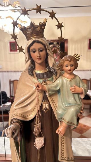 Virgen del Carmen Escayola Antigua