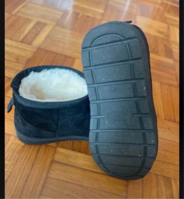 Botita pelo niña negra