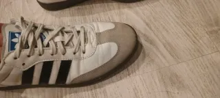 Zapatillas Adidas Samba Blancas y Negras T43