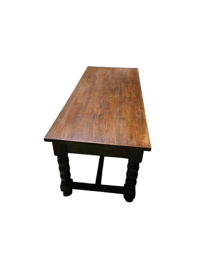 Mesa centro madera estilo castellana