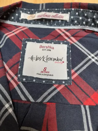 Camisa cuadros de Bershka