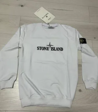 Felpa Stone Island bianca