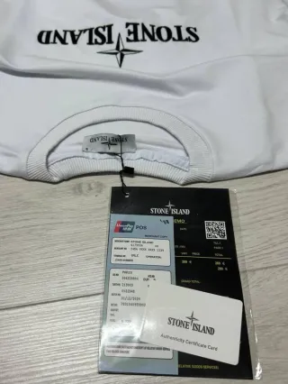 Felpa Stone Island bianca