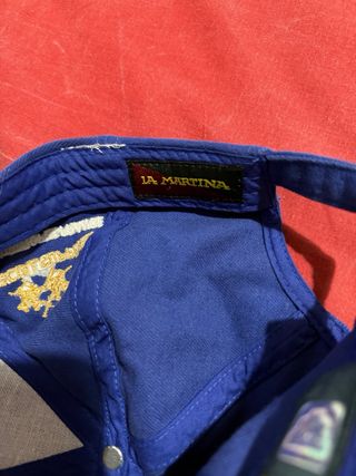 Gorra La Martina Polo Azul y Rojo