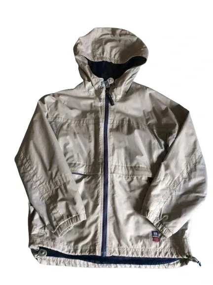 Chubasquero Zara Beige con Capucha