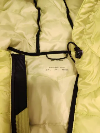 Plumas Bershka amarillo flúor Talla L