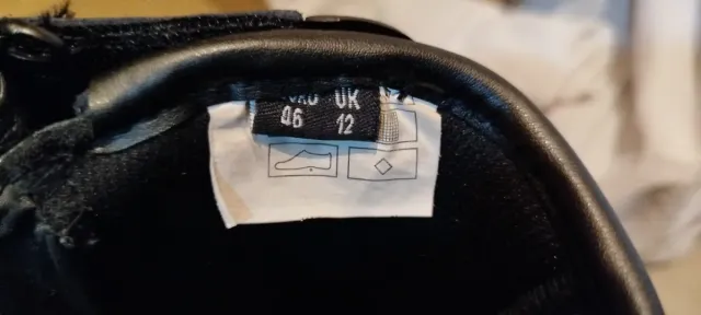 Botas de moto Oxford para hombre talla 46 negras