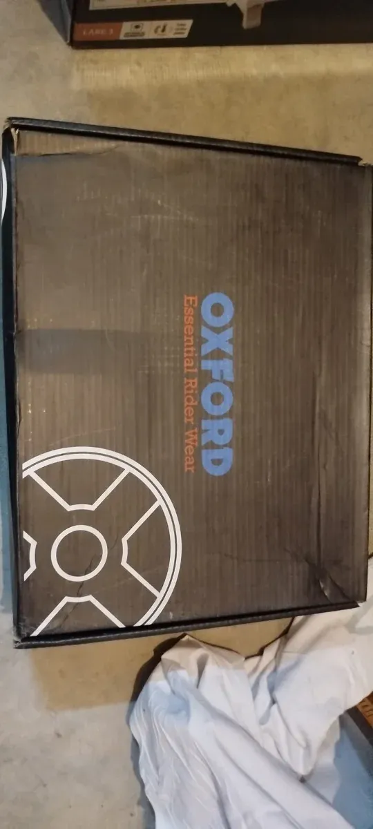 Botas de moto Oxford para hombre talla 46 negras