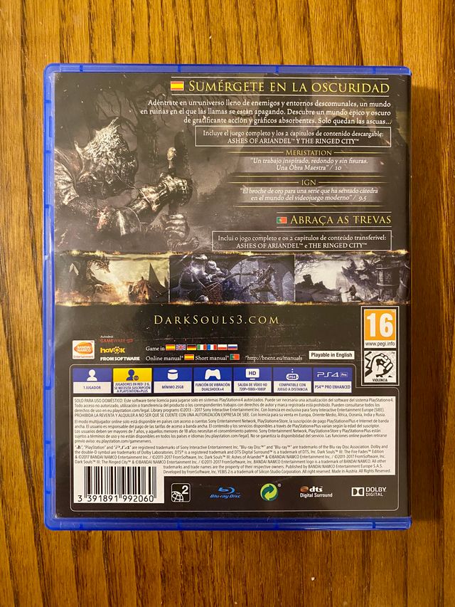 DARK SOULS III: The Fire Fades Edition PS4