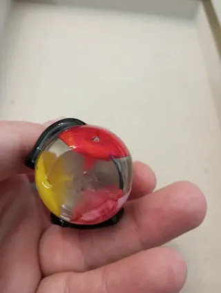 Orsacchiotto in vetro vintage