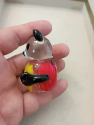 Orsacchiotto in vetro vintage