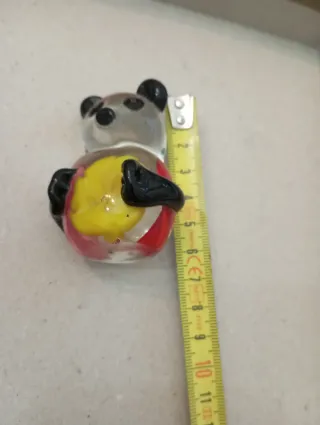 Orsacchiotto in vetro vintage