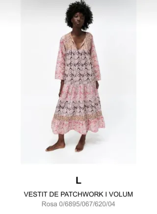 Vestido Zara Multicolor