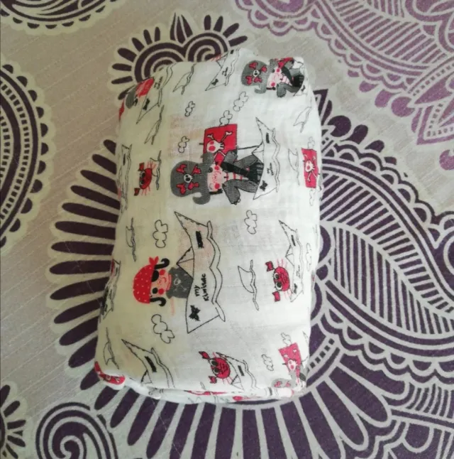 Muselina 120x120cm Piratas