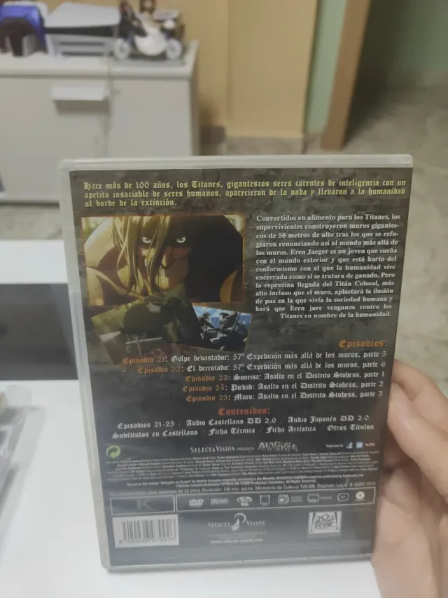 DVD Ataque a los Titanes Vol. 6