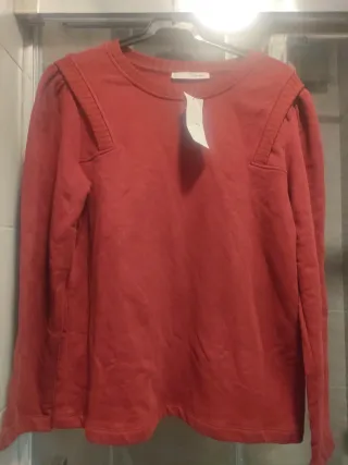 Jersey mujer talla L rojo