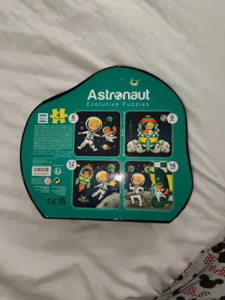 Puzzle Astronauta Evolutivo 4 en 1