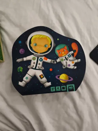 Puzzle Astronauta Evolutivo 4 en 1