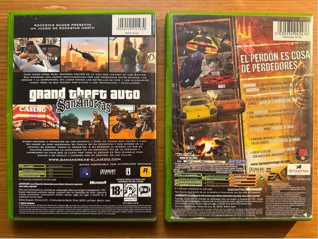 Lote A: 2 Juegos Xbox Clásica - PAL 🇪🇸