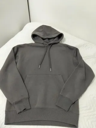 Sudadera gris capucha XXS