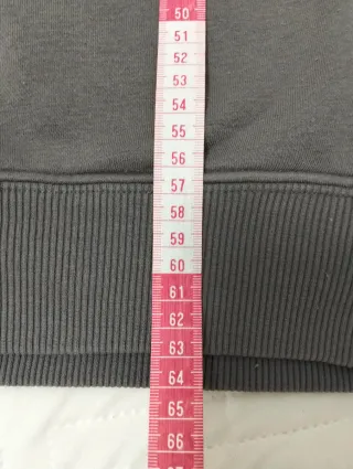 Sudadera gris capucha XXS