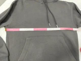 Sudadera gris capucha XXS