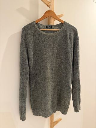 Jersey Zara elástico Talla 40 Gris