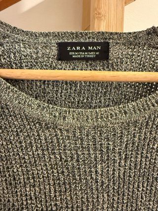 Jersey Zara elástico Talla 40 Gris