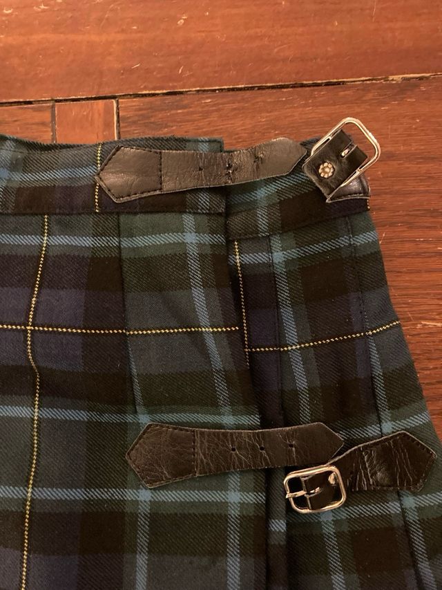 Falda de cuadros colegio María Teresa.