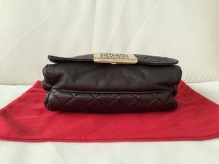 Bolso Carolina Herrera Marrón Acolchado
