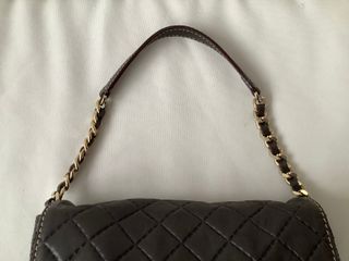Bolso Carolina Herrera Marrón Acolchado