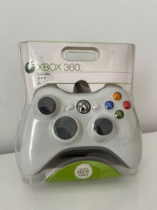 Precintado Mando con Cable Color Blanco Xbox 360