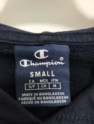 Sudadera Champion Azul Marino Talla S