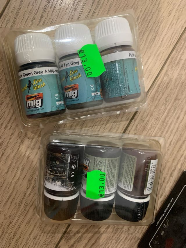 Lote 6 Pinturas MIG Line Wash