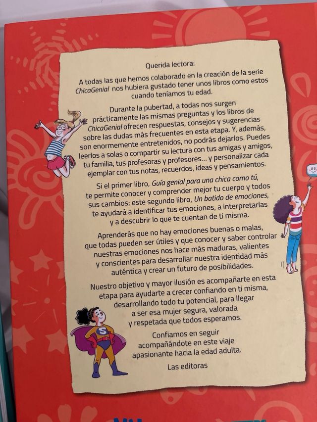 UN BATIDO DE EMOCIONES y guía, genial pa una chica