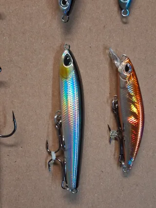 Lote señuelos pesca variados