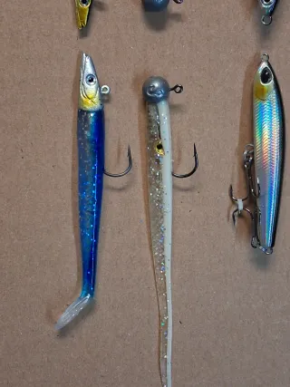 Lote señuelos pesca variados