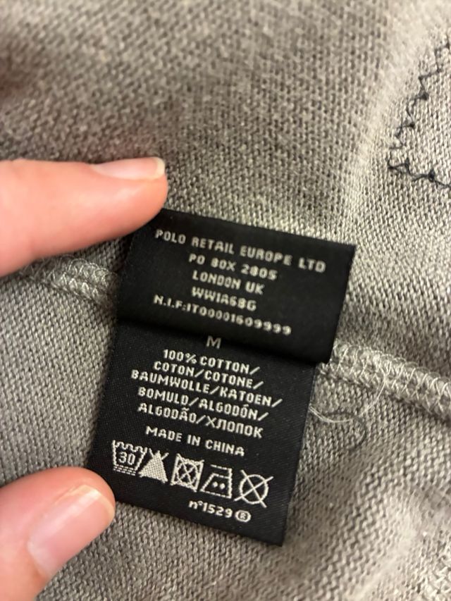 Jersey Ralph Lauren Gris