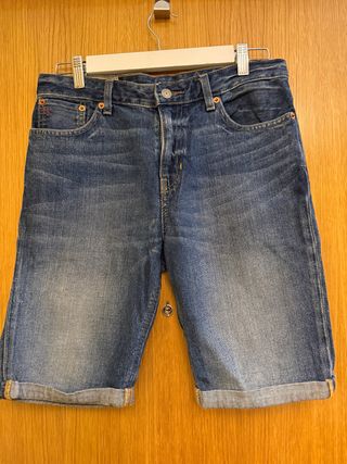 Polo Ralph Lauren Vaqueros Cortos Azules (Niño)