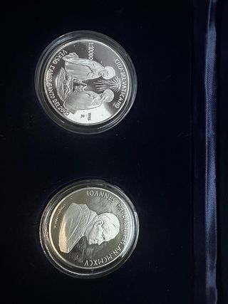 Monedas Plata Vaticano Juan Pablo II