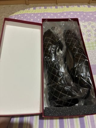 Manoletinas Carolina Herrera Negras un solo uso