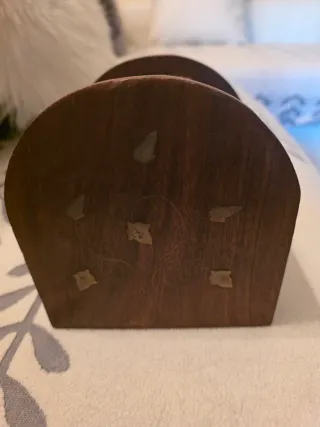 Caja joyero madera terciopelo música