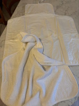 Fasciatoio portatile per neonato con ladybug