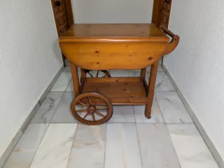 Carrito Bar Comedor Vintage Madera
