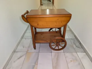 Carrito Bar Comedor Vintage Madera