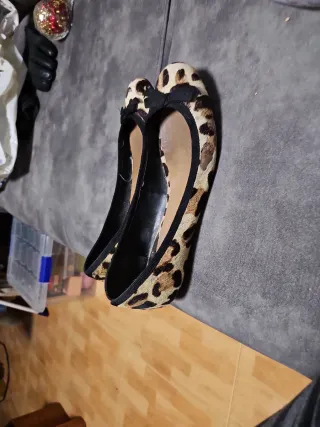 Manoletinas estampado animal