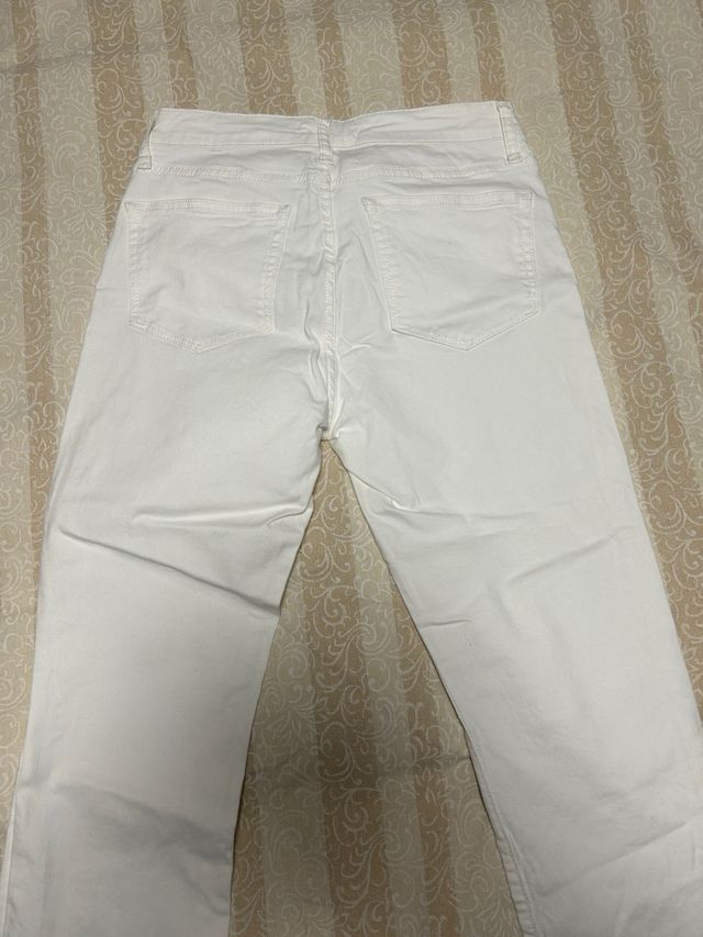 Vaqueros Mango blancos talla 40 mujer