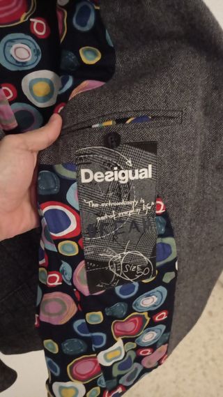 Chaqueta Americana Desigual Hombre