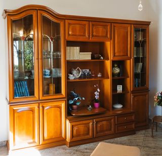 Mobile soggiorno salotto libreria vetrina porta Tv