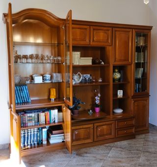 Mobile soggiorno salotto libreria vetrina porta Tv